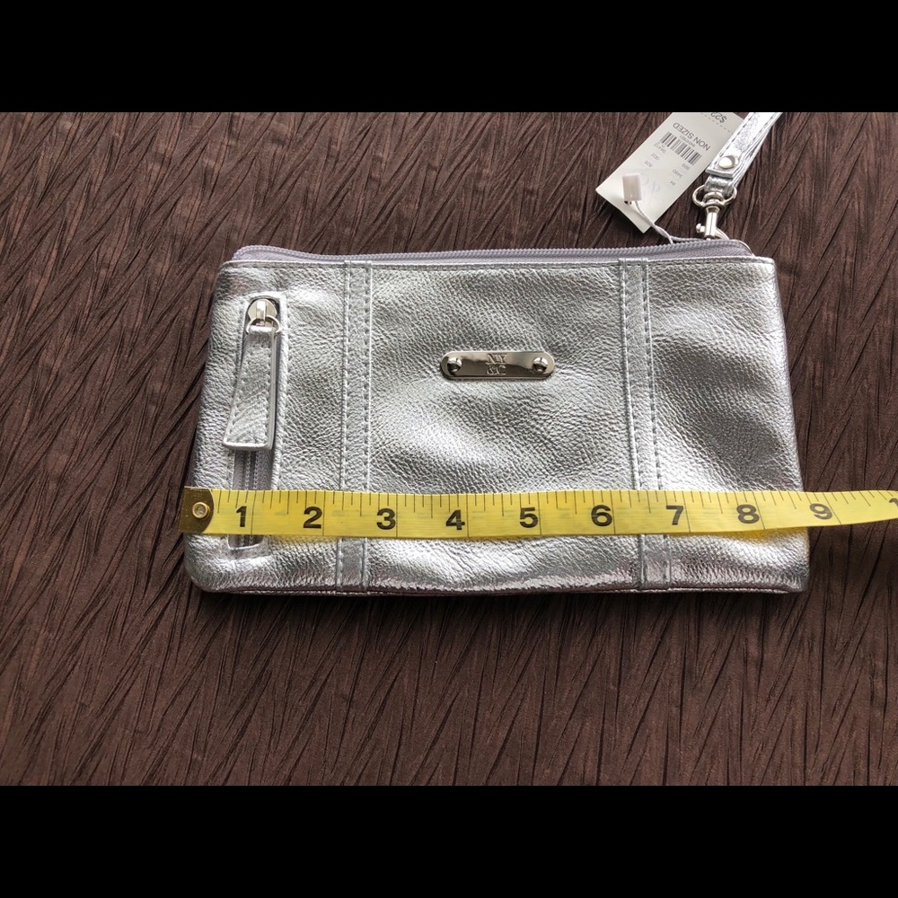 NWT Silver wristlet - Picture 4 of 6